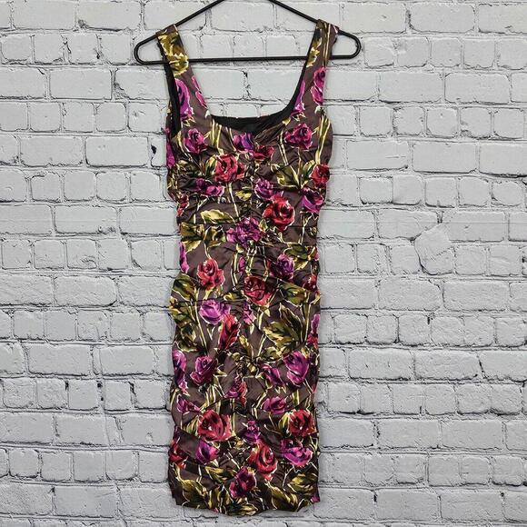 2/$50 Jay Godfrey Floral Sleeveless Mini Dress Size 8 NWOT | Chic & Elegant - Picture 4 of 7